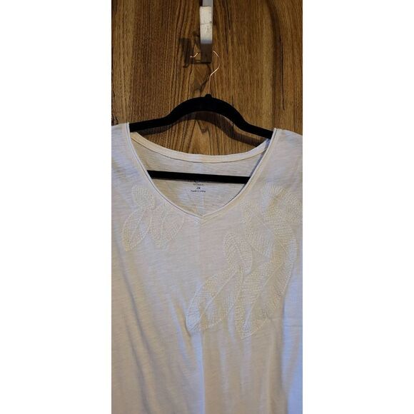 Hillard & Hanson white half sleeve tee - Picture 3 of 7